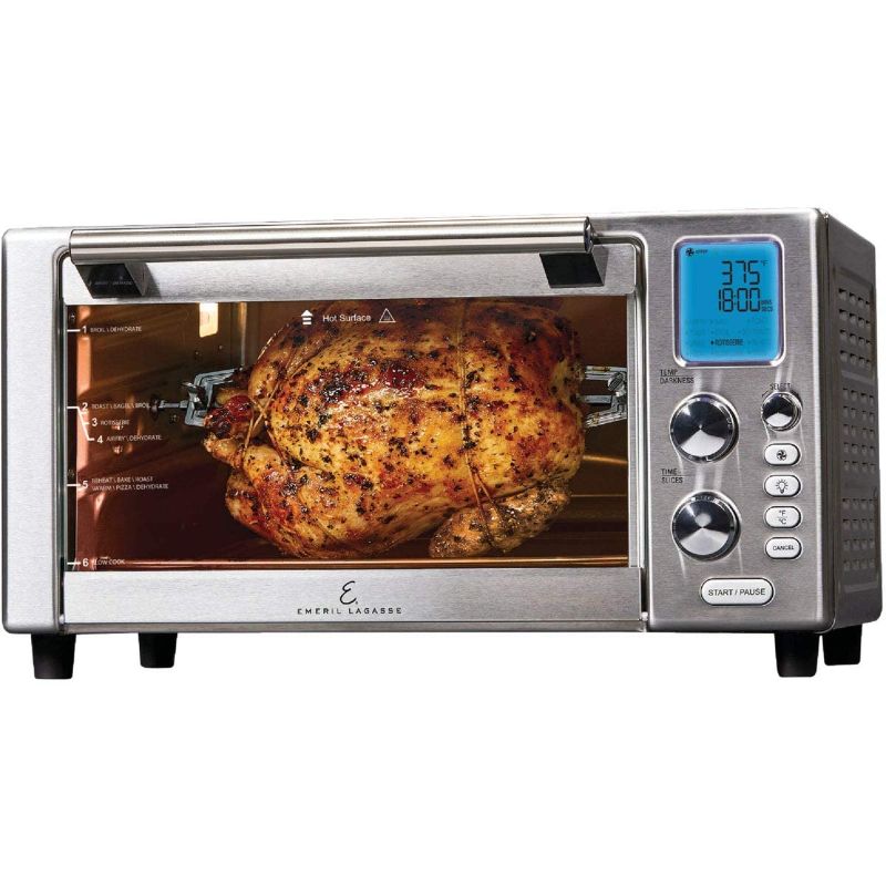 Photo 1 of EMERIL LAGASSE POWER AIR FRYER OVEN 360 | 2020 MODEL | SPECIAL EDITION | 9-IN-1 MULTI COOKER | FREE EMERIL’S RECIPE BOOK INCLUDED |DIGITAL DISPLAY, SLICK DESIGN, ULTRA QUIET, 12 PRESET PROGRAMS | 
