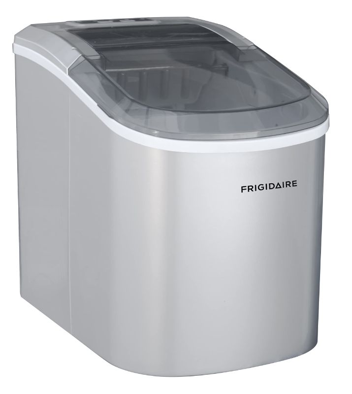 Photo 1 of (PARTS ONLY)FRIGIDAIRE EFIC189-SILVER COMPACT ICE MAKER, 26 LB PER DAY, SILVER (PACKAGING MAY VARY) SILVER ICE MAKER
