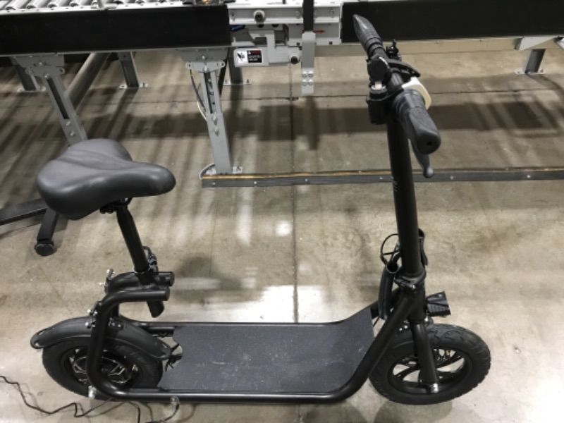 Photo 2 of (PARTS ONLY)PHANTOMGOGO COMMUTER R1 - ELECTRIC SCOOTER FOR ADULTS - FOLDABLE SCOOTER WITH SEAT & CARRY BASKET - 450W BRUSHLESS MOTOR 36V - 15MPH 265LBS MAX LOAD E MOPEDS FOR ADULTS
