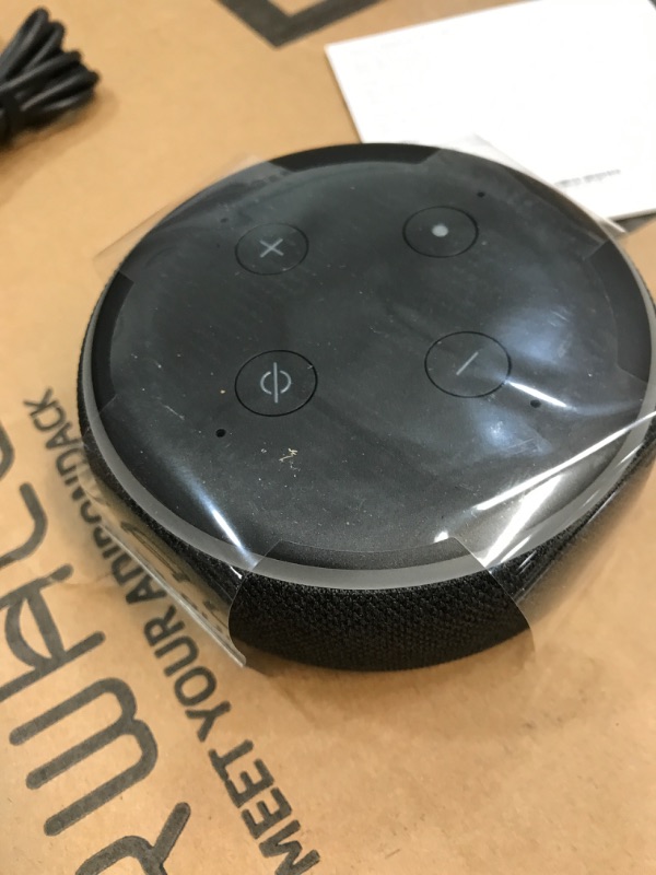 Photo 2 of ECHO DOT (3RD GEN, 2018 RELEASE) - SMART SPEAKER WITH ALEXA - CHARCOAL
