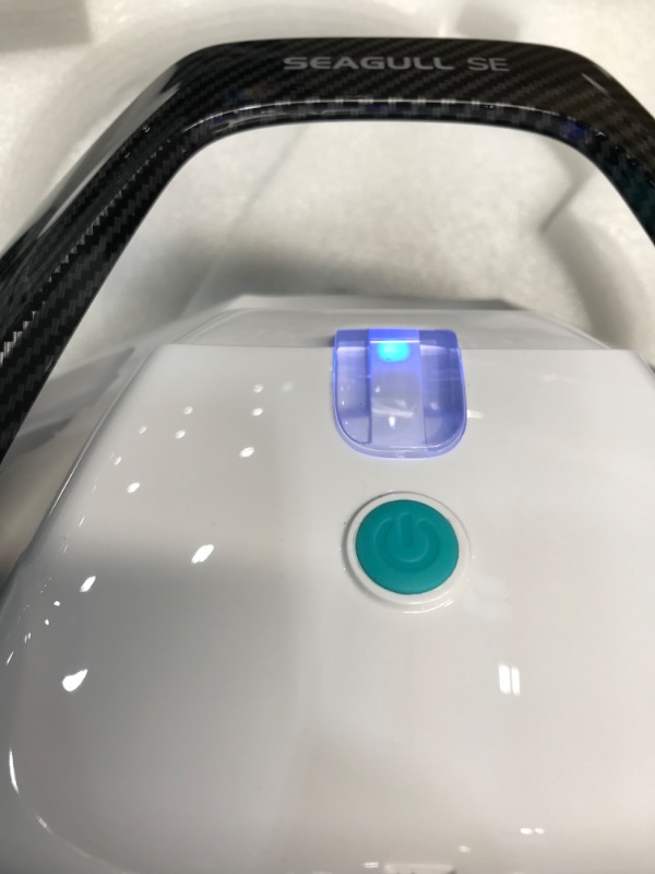 Photo 3 of (2023 New) AIPER Seagull SE Cordless Robotic Pool Cleaner, Pool Vacuum Lasts 90 Mins, LED Indicator, Self-Parking, Ideal for Above/In-Ground Flat Pools up to 40 Feet - White