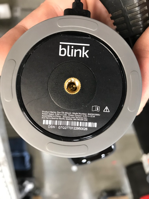 Photo 4 of Blink Mini Pan-Tilt Camera | Rotating indoor plug-in smart security camera, two-way audio, HD video, motion detection, Works with Alexa (Black)