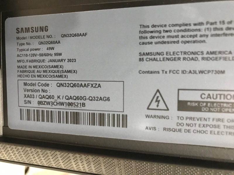 Photo 7 of SAMSUNG 32-Inch Class QLED Q60A Series - 4K UHD Dual LED Quantum HDR Smart TV with Alexa Built-in (QN32Q60AAFXZA, 2021 Model)
