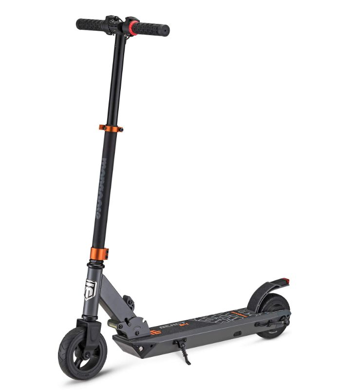 Photo 1 of MONGOOSE REACT ELECTRIC KIDS SCOOTER, BOYS & GIRLS AGES 8+, MAX RIDER WEIGHT UP TO 175LBS, VARYING MAX SPEED, ALUMINUM HANDLEBARS AND FRAME, REAR FOOT BRAKE, BATTERY AND CHARGER INCLUDED E4
