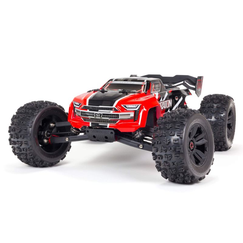 Photo 1 of **SEE NOTES** ARRMA RC TRUCK 1/8 KRATON 6S V5 4WD BLX SPEED MONSTER TRUCK - RED****FOR PARTS OR REASAMBLE****
