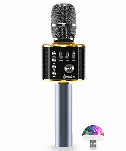 Photo 1 of M37 - Bluetooth Karaoke Microphone Wireless - Bluetooth Microphone Wireless - Wireless Microphone Karaoke - Microphone for Kids 