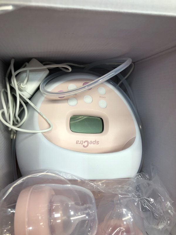 Photo 4 of **USED** Spectra - S2 Plus Electric Breast Milk Pump with Tote Bag, Bottles and Cooler for Baby Feeding