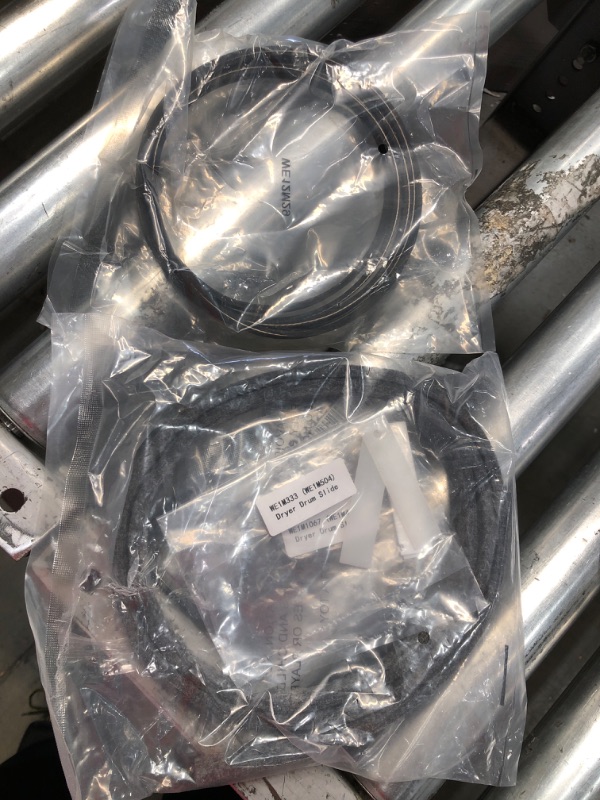 Photo 4 of **USED** WE49X21874 Dryer Bearing Kit Compatible with GE Contains Drum Top Bearing WE14M124 Drum Felt WE9M30 (WE09X20441) Drive Belt WE12M29 Bearing Slides WE1M1067 (WE1M481) Glide Slides WE1M504 (WE1M333)