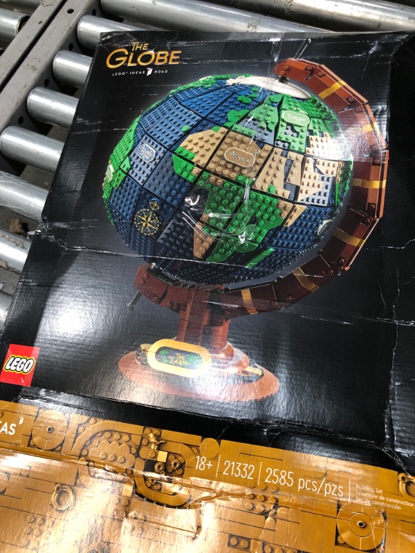 Photo 6 of **BOX DAMAGED** LEGO Ideas The Globe 21332 Building Set for Adults (2585 Pieces) FrustrationFree Packaging