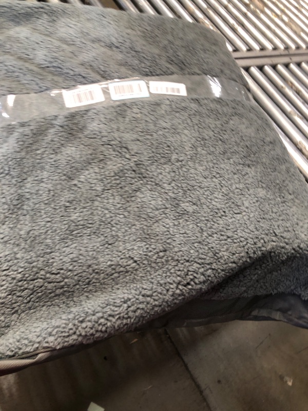 Photo 2 of **USED/POSSIBLE DAMAGE** Bedsure Large Orthopedic Foam Dog Bed for Small, Medium, Large and Extra Large Dogs/Cats Up to 50/75/100lbs - Orthopedic Egg-Crate Foam with Removable Washable Cover - Water-Resistant Pet Mat Large Dark Grey