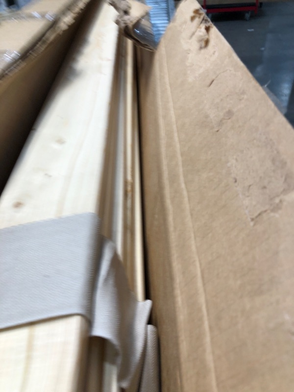 Photo 2 of **USED** Continental Mattress 0.75-Inch Heavy Duty Mattress Support Wooden Bunkie Board/Slats, California King, Beige California King Heavy Duty