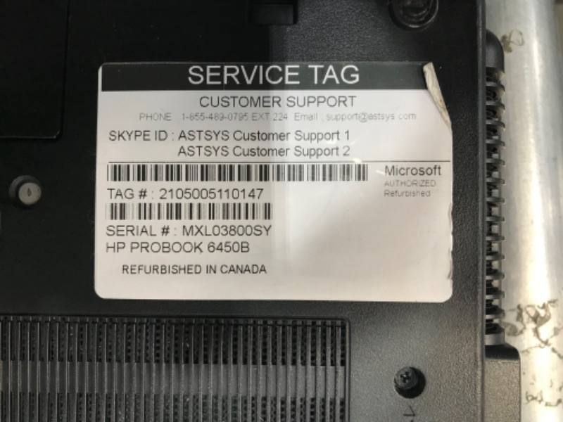 Photo 1 of PARTS ONLY
HP ProBook 6450b 14 Inch Business Laptop, Intel Core i5-520M 2.4GHz, 4G DDR3, 500G, DVD, WiFi, VGA, Display Port, Windows 10 Pro 64 Bit-Multi-Language Supports English/French/Spanish (Renewed)
