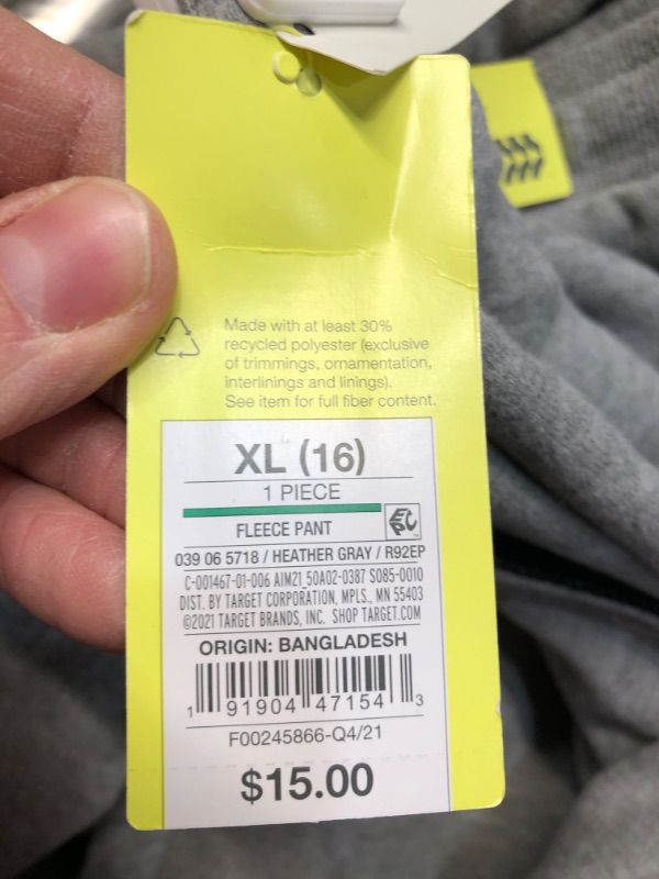 Photo 1 of **USED** Bundle of 4 Kids Grey Sweatpants, Size XL