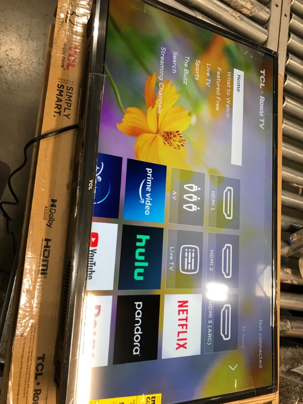 Photo 1 of TCL 32" Class 3-Series HD 720p LED Smart Roku TV - 32S355