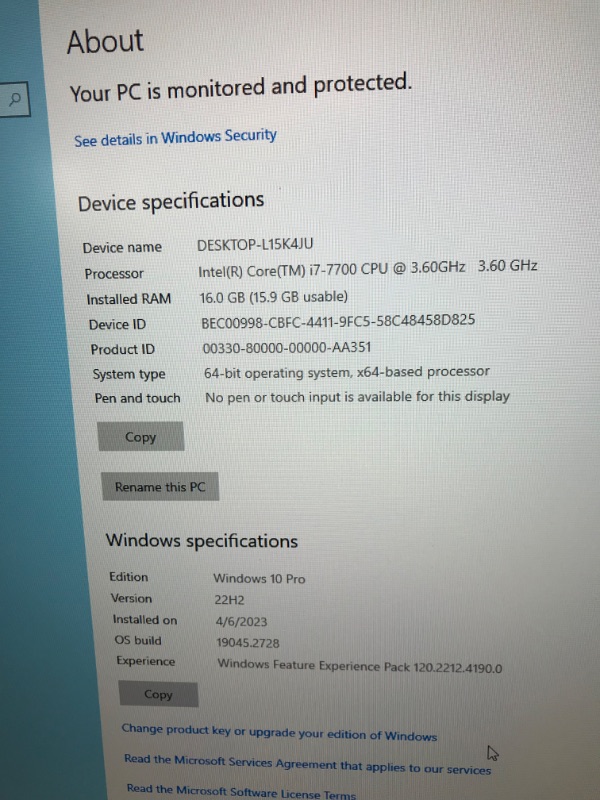 Photo 5 of Dell Optiplex 5050 Small Form Factor (SFF) Business Desktop PC, Intel i7-7700  3.6 GHz, 16GB DDR4, 512G NVME SSD Windows 10 Pro (Renewed)