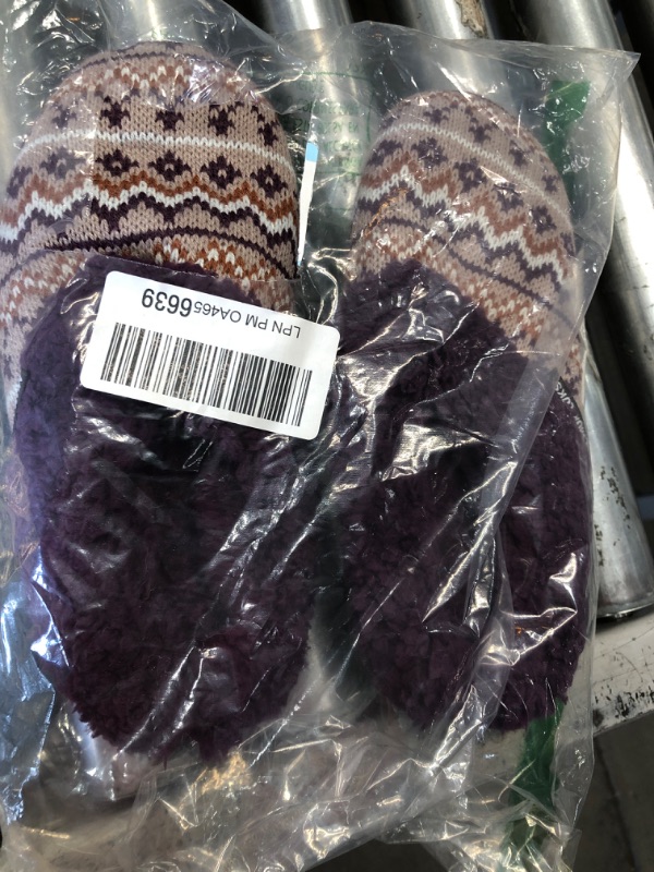 Photo 1 of **USED** Women's Muk Luks Purple Slippers- Sized 7-8