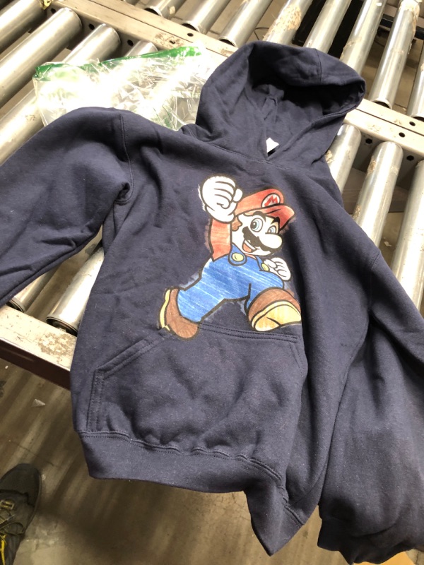 Photo 1 of **USED** Blue Kid's Mario Sweatshirt- Small 