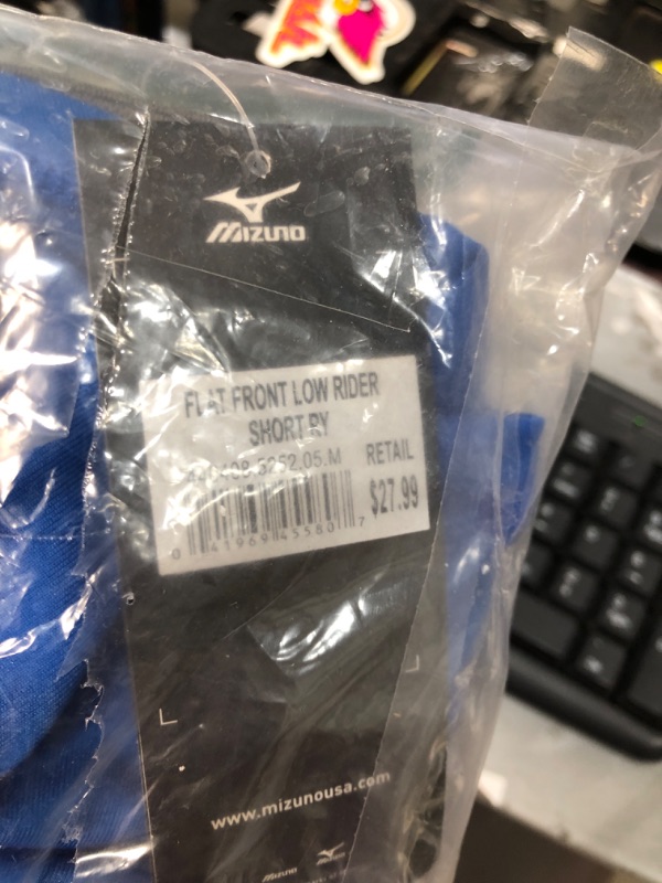 Photo 1 of **USED** Mizuno Flat Front Low Rider Volleyball Short Medium Royal