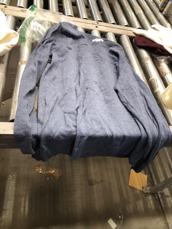 Photo 2 of **NEW** Amazon Essentials Women's Long-Sleeve Lightweight Crewneck Sweater (Available in Plus Size) 1X Blue Heather