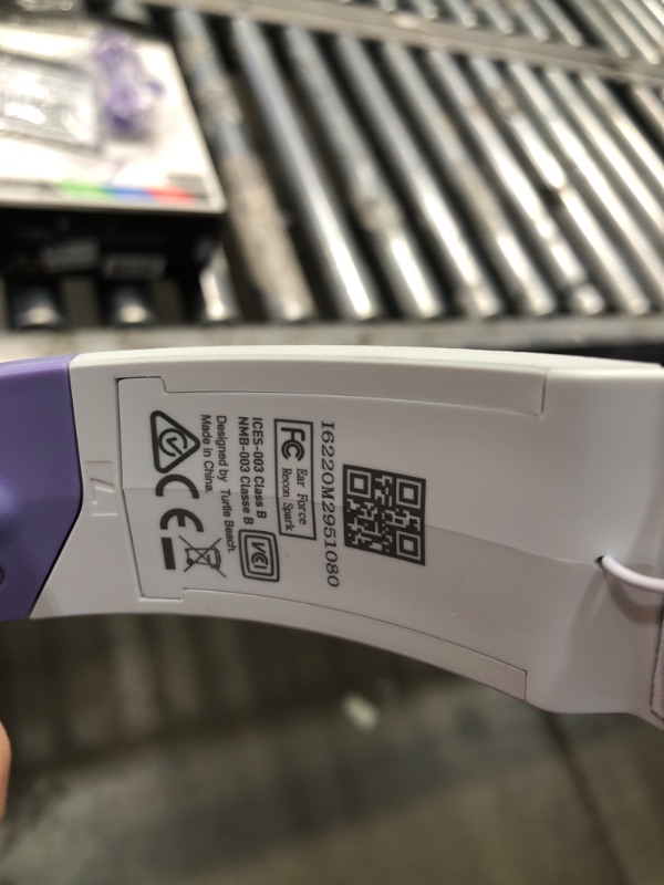 Photo 1 of **USED** Turtle Beach Recon Spark Wired Gaming Headset for Nintendo Switch/Xbox One/Series X|S/PlayStation 4/5 - White/Purple