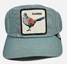 Photo 1 of **NEW** Cuckoo Bird “Around The Clock” Goorin Bros Mesh Capsule The Farm Trucker Hat NWT