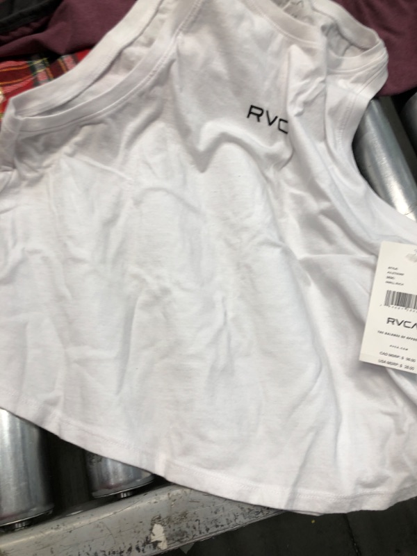 Photo 3 of **NEW** RVCA Women's Graphic Tank Top Shirt X-Small Small Rvca/Blue Yonder