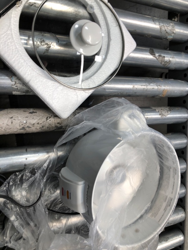 Photo 4 of Proctor Silex Rice Cooker & Food Steamer, 8 Cups Cooked (4 Cups Uncooked), White (37534NR) 8 Cups Cooked (4 Cups Uncooked) White (37534NR)