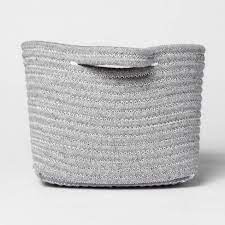 Photo 1 of **SET OF TWO**Bath Basket Small Crate Gray - Threshold™