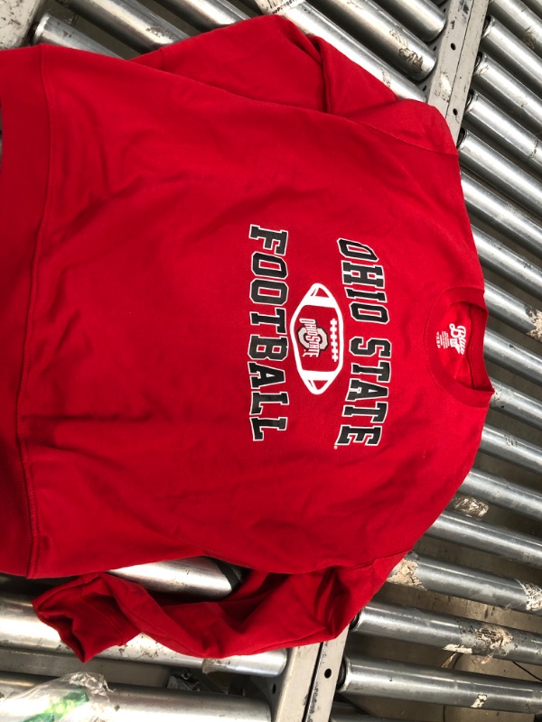 Photo 2 of Blue 84 Men's Crewneck Sweatshirt Team Color Arching Over Ohio State Football size XL