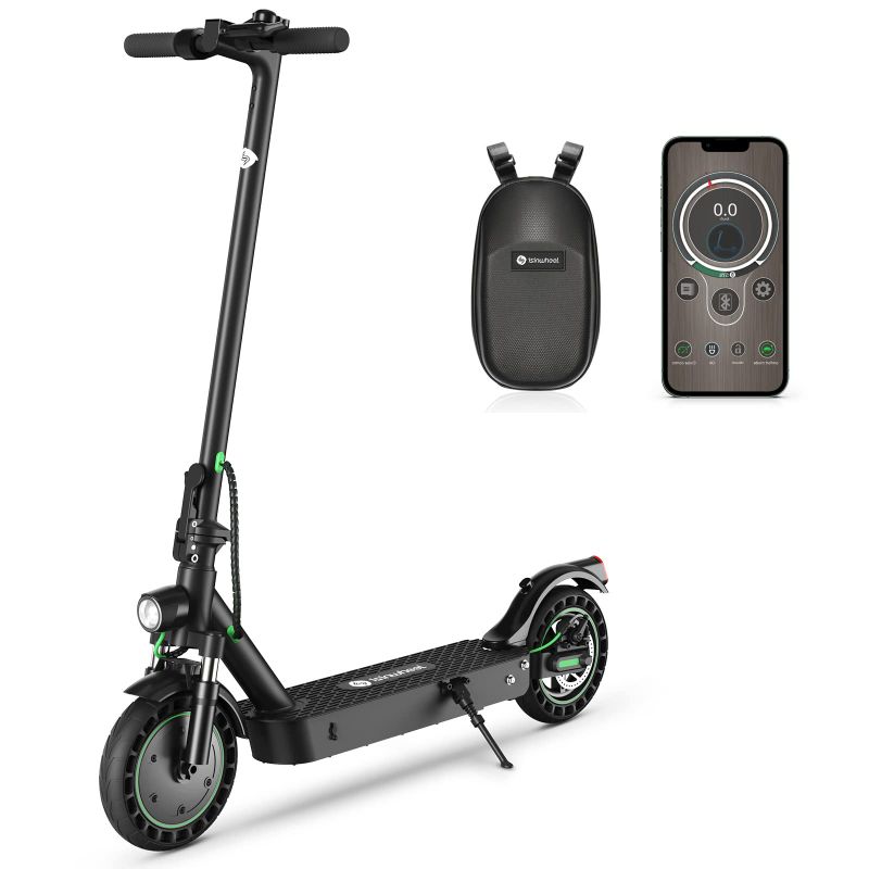 Photo 1 of ***PARTS ONLY***isinwheel S9MAX Electric Scooter, 500W Motor E-Scooter, 10" Solid Tires, 22 Miles Range, 22 Mph Portable Folding Commuter Electric Scooter for Adults, Dual Suspension & Braking, App(Optional Seat)