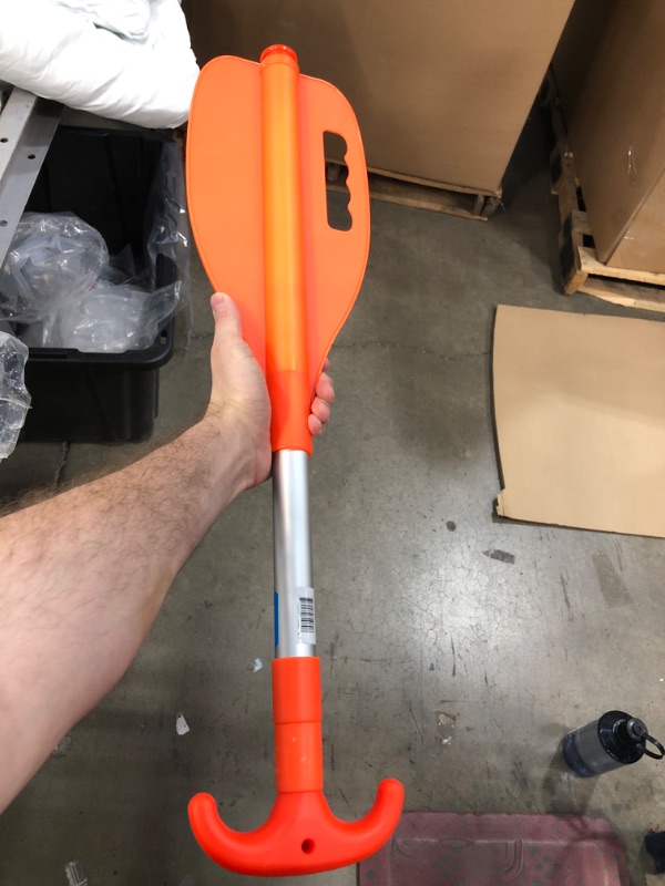 Photo 2 of **USED** Seachoice Emergency Multi-Purpose Telescoping Boat Hook and Paddle, Orange, 26” to 72”