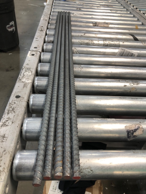 Photo 1 of 3' Metal Steel poles - 5 pc