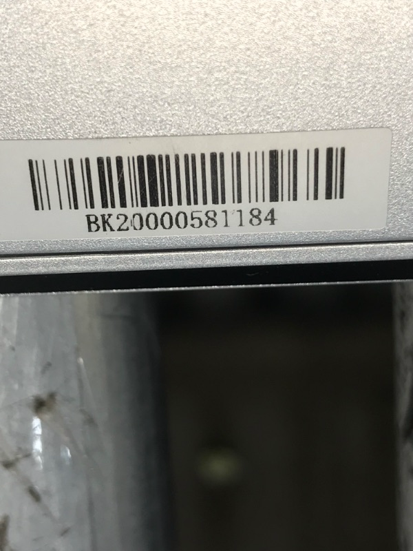Photo 1 of PARTS ONLY DMAGED SCREEN MISSING CHARGER 
unknown make and model 
silver laptop 