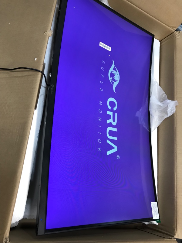 Photo 2 of CRUA 32 inch 165Hz Curved Gaming Monitor,1800R Display,1ms(GTG) Response Time,Full HD 1080P for Computer,Laptop,ps4,Switch,Auto Support Freesync and Low Motion Blur,DP,HDMI Port-Black(Support VESA) 32 ” Curved FHD 165HZ