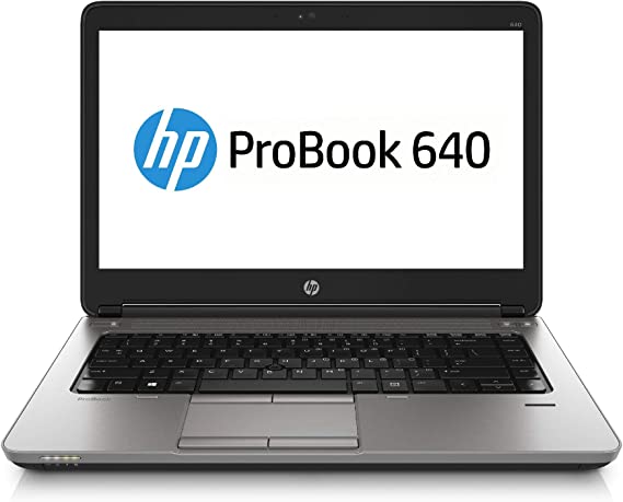 Photo 1 of HP Probook 640 G1 14in HD Anti-Glare Notebook Laptop Intel Core I5-4300M Up to 3.3GHz 8GB RAM 128GB SSD USB 3.0 Bluetooth Webcam Windows 10 Professional (Renewed)