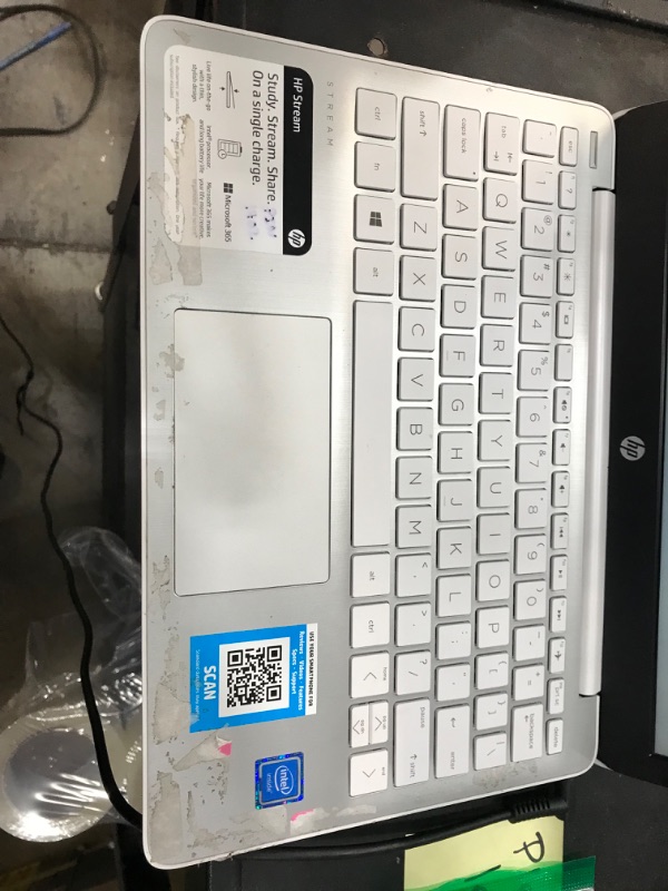 Photo 10 of PARTS ONLY DID NOT POWER UP CORRECTLY NEEDS PROFESSIONAL REPAIR
HP Stream 11.6" Full HD Intel Celeron N4020 4GB Memory 32GB Storage Windows 10 Laptop Computer 