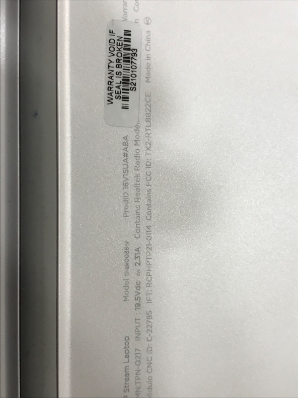 Photo 10 of HP STREAM 11.6" FULL HD INTEL CELERON N4020 4GB MEMORY 32GB STORAGE WINDOWS 10 LAPTOP COMPUTER
