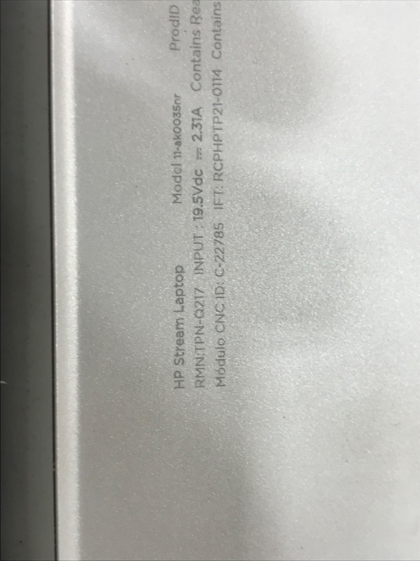 Photo 11 of HP STREAM 11.6" FULL HD INTEL CELERON N4020 4GB MEMORY 32GB STORAGE WINDOWS 10 LAPTOP COMPUTER
