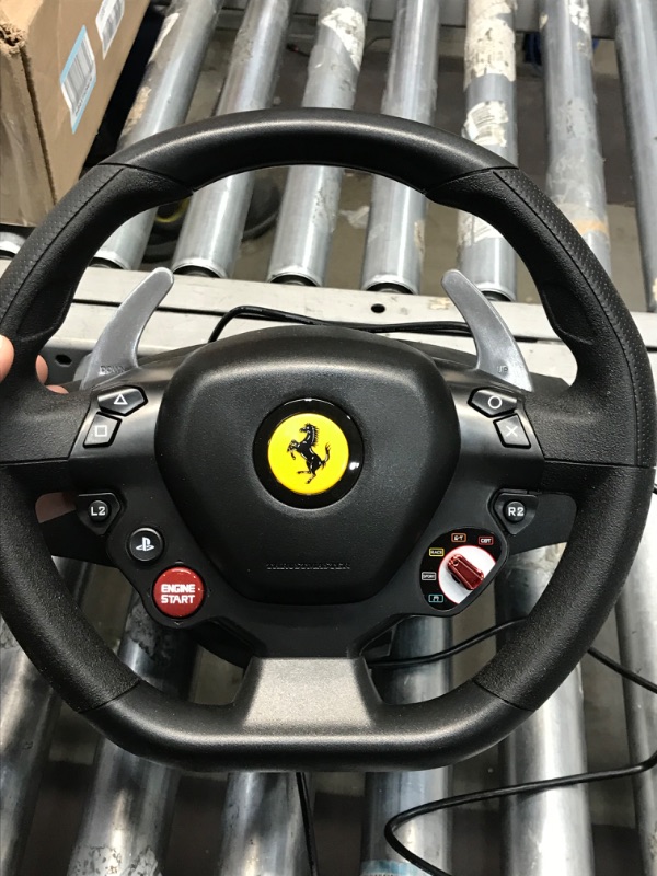 Photo 2 of (PARTS ONLY) Thrustmaster T80 Ferrari 488 GTB Edition Racing Wheel PS4