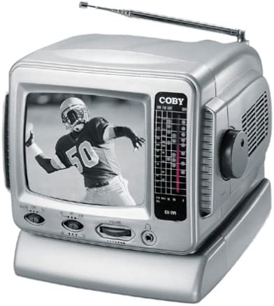 Photo 1 of (SEE NOTES ABOUT FUNCTIONALITY)
Coby CX-TV1 5" Black-and-White TV with AM/FM Tuner
