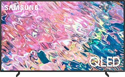 Photo 1 of SAMSUNG 50-Inch Class QLED Q60B Series - 4K UHD Dual LED Quantum HDR Smart TV with Alexa Built-in (QN50Q60BAFXZA, 2022 Model)