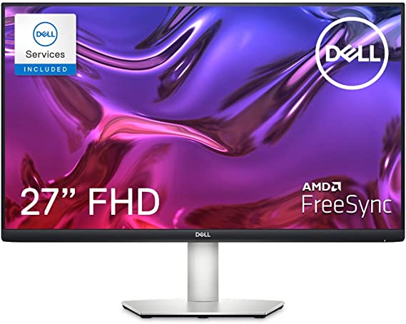 Photo 1 of Dell 27-inch USB-C Monitor - Full HD (1920 x 1080 Display, 75Hz Refresh Rate, 4MS Grey-to-Grey Response Time (Extreme Mode), Dual 3W Built-in Speakers, HDMI, IPS, AMD FreeSync, Silver - S2723HC
