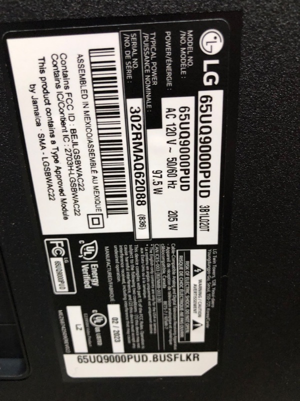 Photo 6 of LG 65-Inch Class UQ9000 Series Alexa Built-in 4K Smart TV (3840 x 2160),Bluetooth, Wi-Fi, USB, Ethernet, HDMI 60Hz Refresh Rate, AI-Powered 4K, Cloud Gaming (65UQ9000PUD, 2022)
