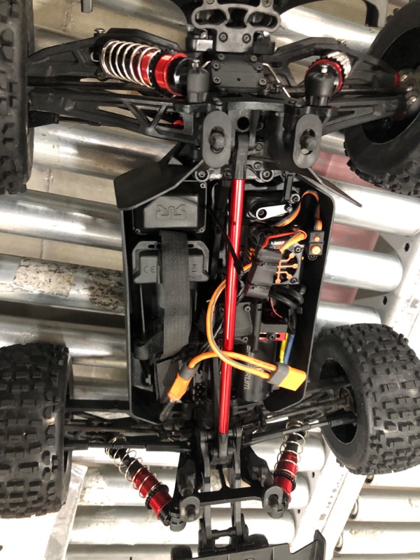 Photo 5 of ARRMA RC Truck 1/8 Outcast 6S BLX 4WD Extreme Bash Stunt Truck RTR (Battery and Charger Not Included), Black, ARA8710