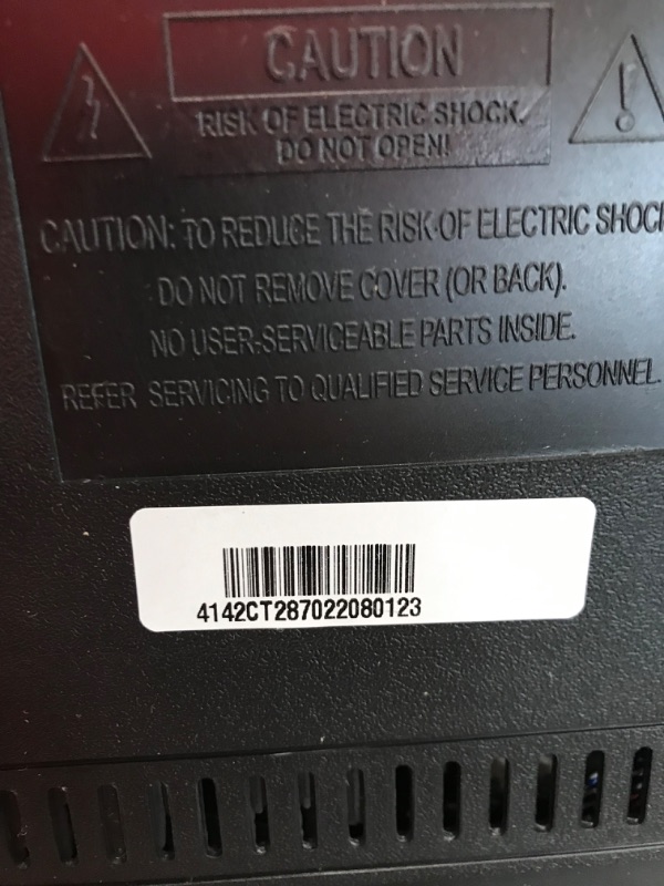 Photo 4 of 28” LED HDTV by Continu.us | CT-2860 High Definition Non-Smart Television 720p 60Hz TV, Lightweight and Slim Design, VGA/HDMI/USB Inputs, VESA Wall Mount Compatible.
