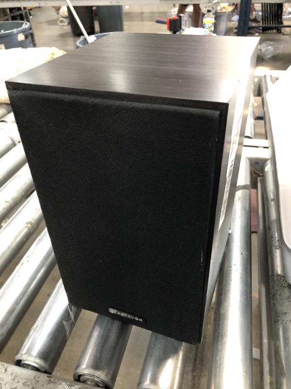 Photo 1 of *ONLY ONE SPEAKER* Starfavor 5.25” Passive Bookshelf Speakers Pair, 2-Way Home Stereo Speakers 50 watts RMS, 100 watts Peak Power, 5 inch Wired Audio Speakers for Home Theater -P5