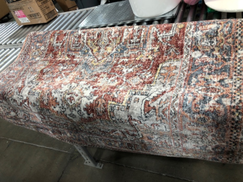 Photo 1 of **USED** Loloi II Cassandra Collection CSN-01 Rust/Multi, Traditional 5'-3" x 7'-9" Area Rug