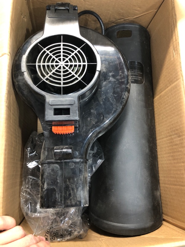 Photo 2 of **USED** BLACK+DECKER 3-in-1 Electric Leaf Blower, Leaf Vacuum, Mulcher, 12-Amp (BV3100)