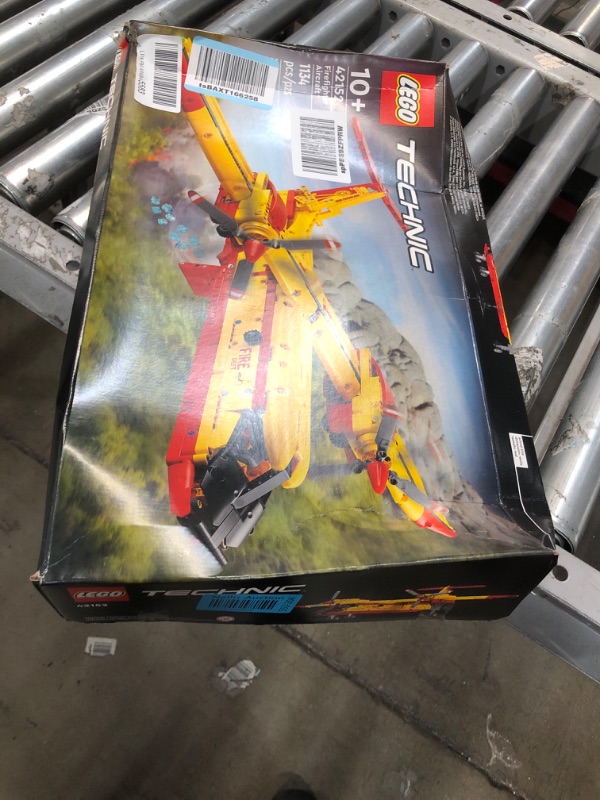 Photo 2 of **NEW/DAMAGED** LEGO Technic Firefighter Aircraft 42152 Model Airplane Toy for Kids Frustration-Free Packaging