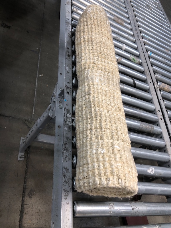 Photo 2 of **USED** JONATHAN Y NRF102B-3 Pata Hand Woven Chunky Jute Light Ivory 3 ft. x 5 ft. Area-Rug, Farmhouse, Easy-Cleaning, for Bedroom, Kitchen, Living Room, 3 ft x 5 ft